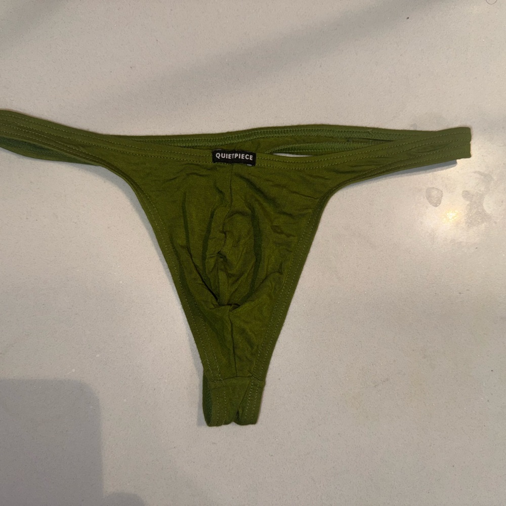 Olive Green Thong